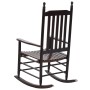 Mecedora con asiento curvo madera de álamo marrón de vidaXL, Sillas de jardín - Ref: Foro24-45699, Precio: 143,08 €, Descuent...
