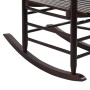Mecedora con asiento curvo madera de álamo marrón de vidaXL, Sillas de jardín - Ref: Foro24-45699, Precio: 143,08 €, Descuent...