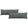 Cojines de sofá 2 pcs Gris oscuro 120 x 40 cm tela en Decoración | Comprar online en Foru.es