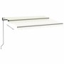 Toldo retráctil automático crema 350x250 cm en Toldos | Comprar online en Foru.es