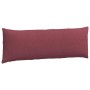 Cojines de sofá 2 pcs Rojo vino 120 x 40 cm tela en Decoración | Comprar online en Foru.es