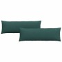 Cojines de sofá 2 pcs Verde oscuro 120 x 40 cm tela en Decoración | Comprar online en Foru.es