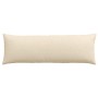 Cojines de sofá 2 pcs Crema 120 x 40 cm tela en Decoración | Comprar online en Foru.es