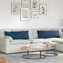 Cojines de sofá 2 pcs Azul 120 x 40 cm tela en Decoración | Comprar online en Foru.es