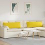 Cojines de sofá 2 pcs Amarillo Claro 120 x 40 cm tela en Decoración | Comprar online en Foru.es
