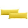 Cojines de sofá 2 pcs Amarillo Claro 120 x 40 cm tela en Decoración | Comprar online en Foru.es