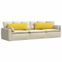 Cojines de sofá 2 pcs Amarillo Claro 120 x 40 cm tela en Decoración | Comprar online en Foru.es