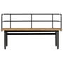 Banco de madera maciza de mango 120x40x70 cm de vidaXL, Bancos para recibidores y almacenamiento - Ref: Foro24-247807, Precio...
