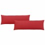 Cojines de sofá 2 pcs Rojo 120 x 40 cm tela en Decoración | Comprar online en Foru.es