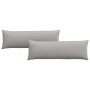 Cojines de sofá 2 pcs Gris Nube 120 x 40 cm tela en Decoración | Comprar online en Foru.es