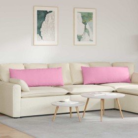 Cojines de sofá 2 pcs Rosa 120 x 40 cm tela en Decoración | Comprar online en Foru.es