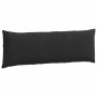 Cojines de sofá 2 pcs Negro 120 x 40 cm Tela de pana en Decoración | Comprar online en Foru.es