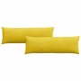 Cojines de sofá 2 pcs Amarillo 120 x 40 cm Tela de pana en Decoración | Comprar online en Foru.es
