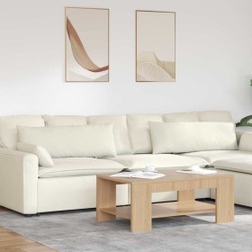 Cojines de sofá 2 pcs Crema 120 x 40 cm Tela de pana en Decoración | Comprar online en Foru.es
