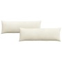 Cojines de sofá 2 pcs Crema 120 x 40 cm Tela de pana en Decoración | Comprar online en Foru.es