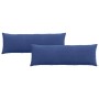 Cojines de sofá 2 pcs Azul Policía 120 x 40 cm Tela de pana en Decoración | Comprar online en Foru.es