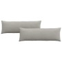 Cojines de sofá 2 pcs Gris Claro 120 x 40 cm tela en Decoración | Comprar online en Foru.es