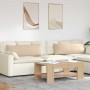 Cojines de sofá 2 pcs Crema 120 x 40 cm tela en Decoración | Comprar online en Foru.es