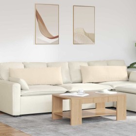 Cojines de sofá 2 pcs Beige 120 x 40 cm tela en Decoración | Comprar online en Foru.es