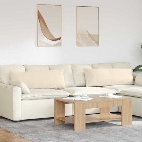Cojines de sofá 2 pcs Beige 120 x 40 cm tela en Decoración | Comprar online en Foru.es