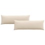 Cojines de sofá 2 pcs Beige 120 x 40 cm tela en Decoración | Comprar online en Foru.es