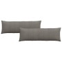 Cojines de sofá 2 pcs Gris Claro 120 x 40 cm Tela de pana en Decoración | Comprar online en Foru.es