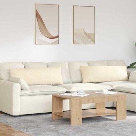 Cojines de sofá 2 pcs Crema 120 x 40 cm Tela de pana en Decoración | Comprar online en Foru.es