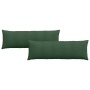 Cojines de sofá 2 pcs Verde oscuro 120 x 40 cm Tela de pana en Decoración | Comprar online en Foru.es