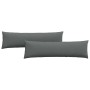 Cojines de sofá 2 pcs Gris oscuro 145 x 40 cm tela en Decoración | Comprar online en Foru.es