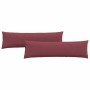 Cojines de sofá 2 pcs Rojo vino 145 x 40 cm tela en Decoración | Comprar online en Foru.es