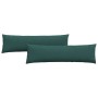 Cojines de sofá 2 pcs Verde oscuro 145 x 40 cm tela en Decoración | Comprar online en Foru.es