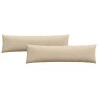 Cojines de sofá 2 pcs Crema 145 x 40 cm tela en Decoración | Comprar online en Foru.es
