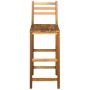 Taburetes de cocina 2 unidades madera maciza de acacia de vidaXL, Sillas de jardín - Ref: Foro24-44130, Precio: 120,04 €, Des...