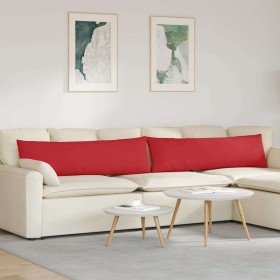 Cojines de sofá 2 pcs Rojo 145 x 40 cm tela en Decoración | Comprar online en Foru.es