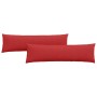 Cojines de sofá 2 pcs Rojo 145 x 40 cm tela en Decoración | Comprar online en Foru.es