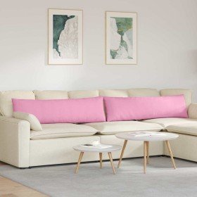 Cojines de sofá 2 pcs Rosa 145 x 40 cm tela en Decoración | Comprar online en Foru.es