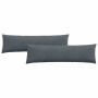 Cojines de sofá 2 pcs Gris oscuro 145 x 40 cm Tela de pana en Decoración | Comprar online en Foru.es