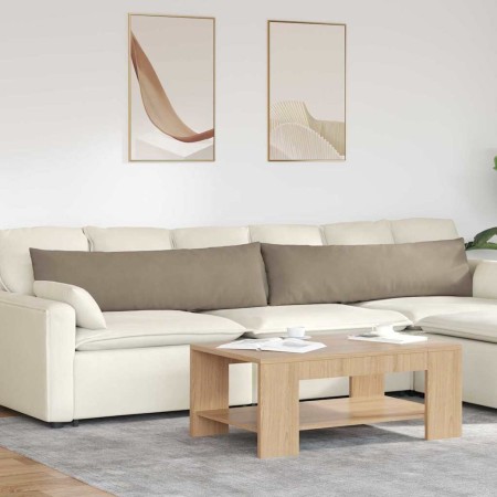 Cojines de sofá 2 pcs Taupé 145 x 40 cm tela en Decoración | Comprar online en Foru.es