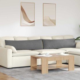Cojines de sofá 2 pcs Gris oscuro 145 x 40 cm tela en Decoración | Comprar online en Foru.es