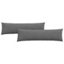 Cojines de sofá 2 pcs Gris oscuro 145 x 40 cm tela en Decoración | Comprar online en Foru.es