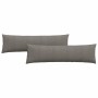 Cojines de sofá 2 pcs Gris Claro 145 x 40 cm Tela de pana en Decoración | Comprar online en Foru.es
