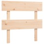 Estructura de cama con cabecero madera maciza 90x200 cm de vidaXL, Camas y somieres - Ref: Foro24-3193256, Precio: 85,17 €, D...