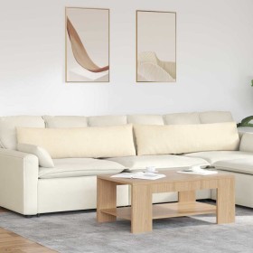 Cojines de sofá 2 pcs Crema 145 x 40 cm Tela de pana en Decoración | Comprar online en Foru.es
