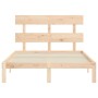 Estructura de cama con cabecero madera maciza 120x200 cm de vidaXL, Camas y somieres - Ref: Foro24-3193526, Precio: 113,52 €,...