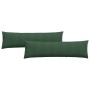Cojines de sofá 2 pcs Verde oscuro 145 x 40 cm Tela de pana en Decoración | Comprar online en Foru.es