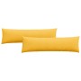 Cojines de sofá 2 pcs Amarillo Claro 145 x 40 cm Tela de pana en Decoración | Comprar online en Foru.es