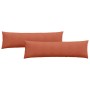 Cojines de sofá 2 pcs Rojo Naranja 145 x 40 cm Tela de pana en Decoración | Comprar online en Foru.es