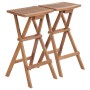 Taburetes plegables de cocina 2 unidades madera de teca maciza de vidaXL, Sillas de jardín - Ref: Foro24-44727, Precio: 159,7...