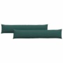 Cojines de sofá 2 pcs Verde oscuro 200 x 40 cm tela en Decoración | Comprar online en Foru.es