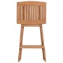 Taburetes plegables de cocina 2 unidades madera de teca maciza de vidaXL, Sillas de jardín - Ref: Foro24-44727, Precio: 159,7...